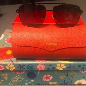 Cartier men’s square classic Sunglasse